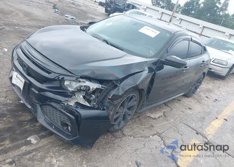 2018 Honda Civic Sport from USA, damaged, VIN SHHFK7H4XJU215083